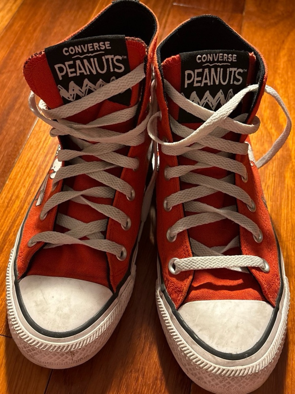 Converse Peanuts Orange High-Top Sneakers